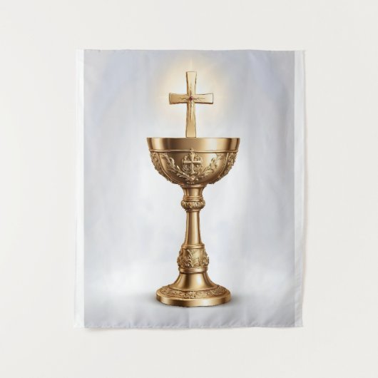 De Heilige Graal Katholiek Wandkleed (Voorkant)