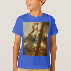 De heilige Helena met het Ware Kruis Heilige Kunst T-shirt