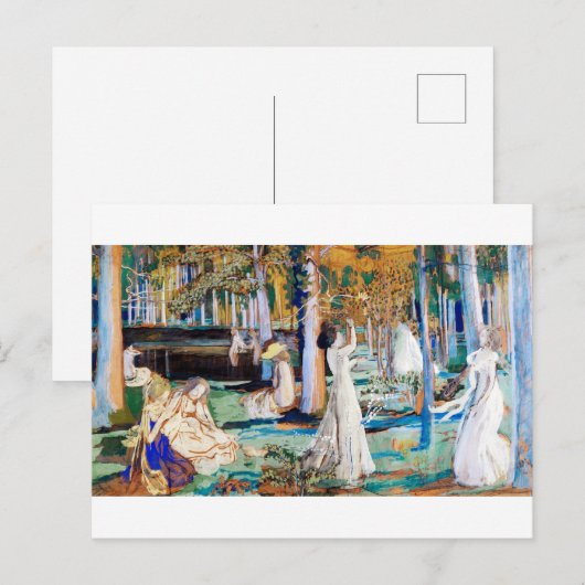 De Heilige Hout, Maurice Denis Briefkaart (Voorkant / Achterkant)