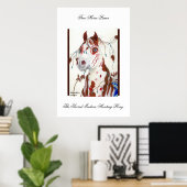 De heilige Indische jaaghals Pony Poster (Thuiskantoor)