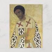 De heilige Johannes Chrysostomus van Andrej Roeblj Briefkaart (Voorkant)