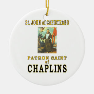 DE HEILIGE JOHANNES VAN CAPISTRANO KERAMISCH ORNAMENT