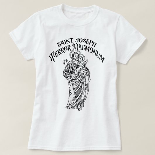 De heilige Jozef, de arbeider van de terreur van d T-shirt (Design voorkant)