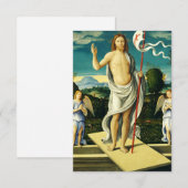 De Heilige kaart van de Opstanding van Jezus (Voorkant / Achterkant)