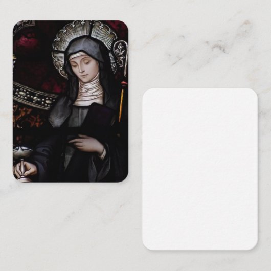 De heilige Kaart van Kildare Visitekaartje (Voorkant / Achterkant)