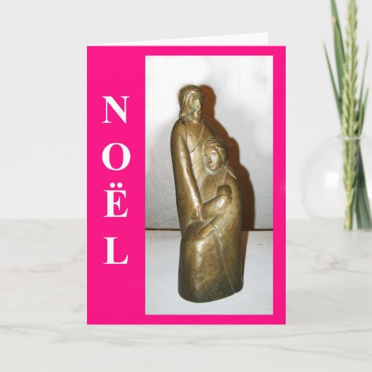 De heilige Kerstkaart van de Familie Feestdagen Kaart (Voorkant)