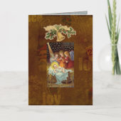 De heilige Kerstkaart van het Seizoen Feestdagen Kaart (Voorkant)