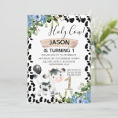 De Heilige Koe en de Koe van jongens drukken 1e Da Kaart (Staand voorkant)