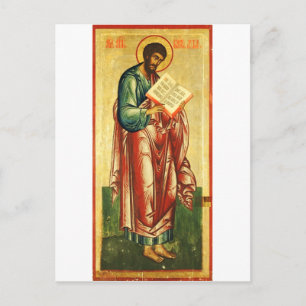 De heilige Lucas, de evangelist en martelaar Briefkaart