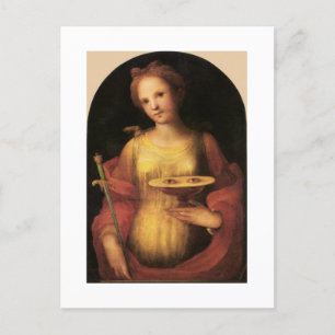 De heilige Lucia, Domenico Beccafumi, 1521 Briefkaart