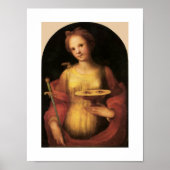 De heilige Lucia, Domenico Beccafumi, 1521 Poster (Voorkant)