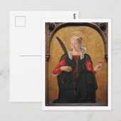 De heilige Lucy van Francesco del Cossa Briefkaart (Voorkant / Achterkant)