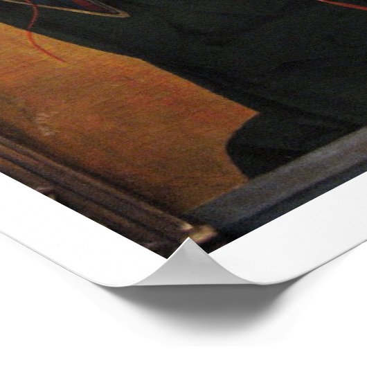 De heilige Lucy van Francesco del Cossa Poster (Hoek)