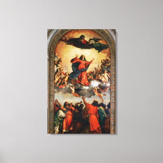 De Heilige Maagd, 1516-18 Canvas Afdruk (Voorkant)