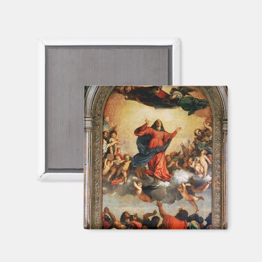 De Heilige Maagd, 1516-18 Magneet (Voorkant / Achterkant)