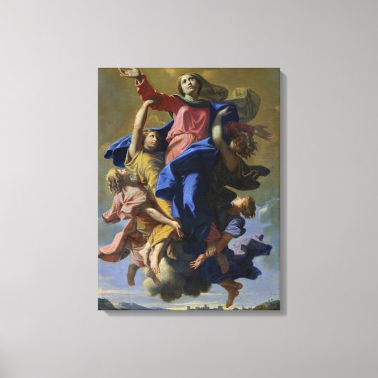 De Heilige Maagd, 1649-50 Canvas Afdruk (Voorkant)