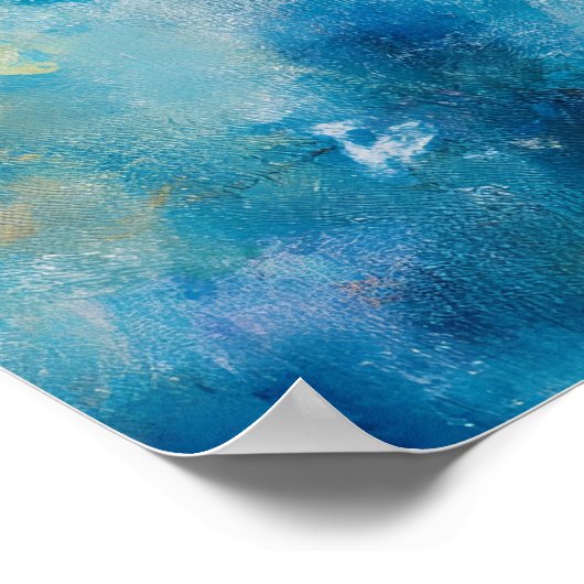 De Heilige Maagd Maria als jong meisje Poster (Hoek)