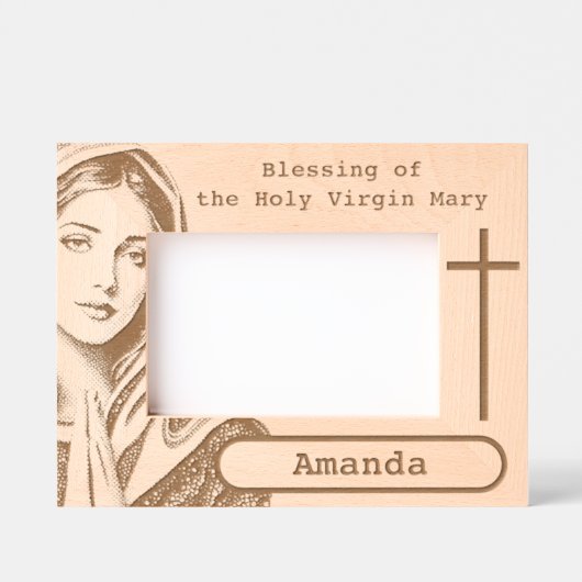 de Heilige Maagd Maria Gegraveerde Lijstjes (Voorkant)