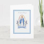 De Heilige Maagd Maria Spirituele Boeketgebeden Kaart (Voorkant)