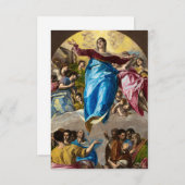 De Heilige Maagd van El Greco Bedankkaart (Voorkant / Achterkant)