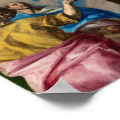 De Heilige Maagd van El Greco Poster (Hoek)
