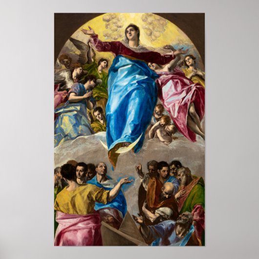 De Heilige Maagd van El Greco Poster (Voorkant)