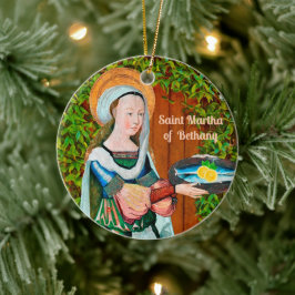 De heilige Martha van Bethanië in haar keuken (det Keramisch Ornament