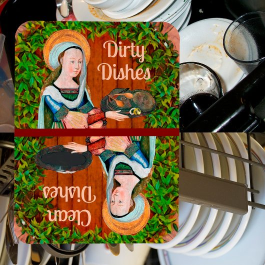 De heilige Martha van Bethanië in haar keuken (det Magneet