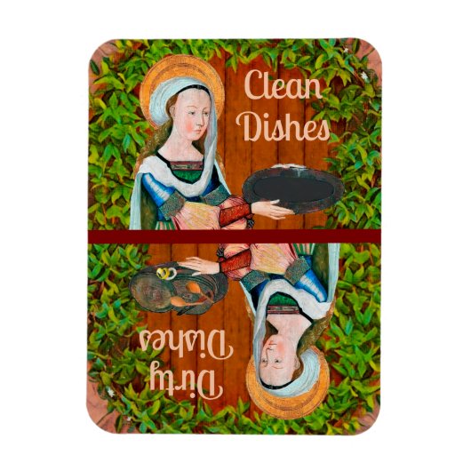 De heilige Martha van Bethanië in haar keuken (det Magneet (Verticaal)