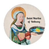 De heilige Martha van Bethanië in haar keuken (Det Snijplank (Voorkant)