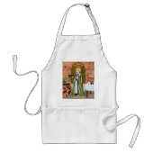 De heilige Martha van Bethanië in haar keuken Standaard Schort (Voorkant)