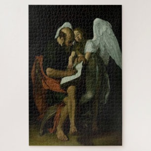 De heilige Matteüs en de engel - Caravaggio Legpuzzel
