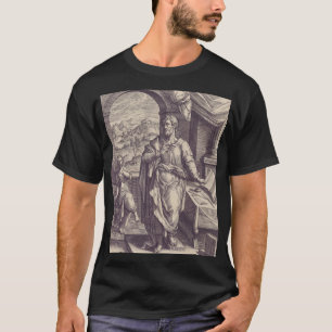 De heilige Matteüs graveert goddelijke inspiratie T-shirt