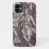 De heilige Mattheüs graveert goddelijke inspiratie Case-Mate iPhone Case (Achterkant)