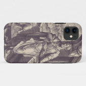 De heilige Mattheüs graveert goddelijke inspiratie Case-Mate iPhone Case (Achterkant (horizontaal))