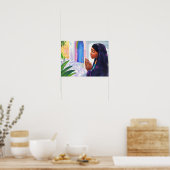 De heilige Monica, een moeder die bidt Poster (Keuken)