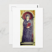 De heilige Monica van Hippo Briefkaart (Voorkant / Achterkant)