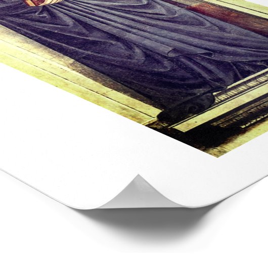 De heilige Monica van Hippo Poster (Hoek)