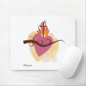 De heilige Muismat van het hart van katholieke dag (Met muis)