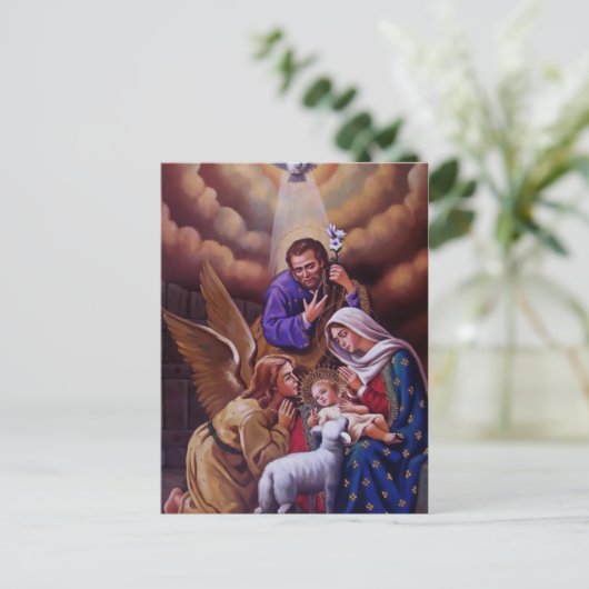 De Heilige Nacht Briefkaart (Staand voorkant)