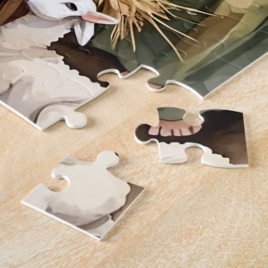 De Heilige nacht Legpuzzel (Zijkant)