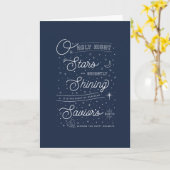 De HEILIGE NACHT van O/Gevouwen Kerstkaart Kaart (Gele Bloem)