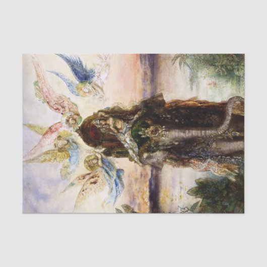 “De Heilige Olifant” door Gustave Moreau Tissuepapier (Voorkant)