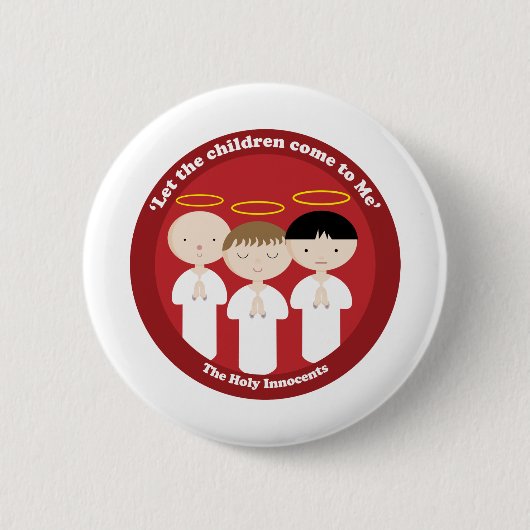 De Heilige Onschuldigen Ronde Button 5,7 Cm (Voorkant)