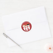 De Heilige Onschuldigen Ronde Sticker (Envelop)