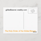 De Heilige Orde der Briefkaarten van de Gilded Bea (Achterkant)