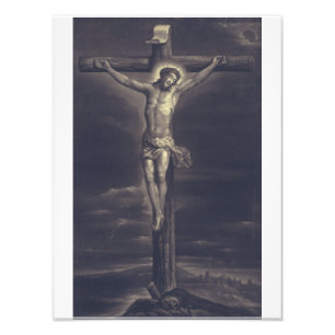 De Heilige Passie Zwart-Wit Fijne Kunst Foto Afdruk