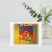 De Heilige Plaats van de Tabernakel met Hoge Pries Briefkaart (Staand voorkant)