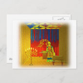 De Heilige Plaats van de Tabernakel met Hoge Pries Briefkaart (Voorkant / Achterkant)