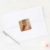 De Heilige Profeet Zacharias Vierkante Sticker (Envelop)
